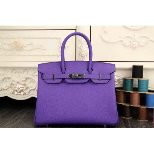 Hermes Birkin 35CM 30CM draagtas origineel leer HB35O lavendel