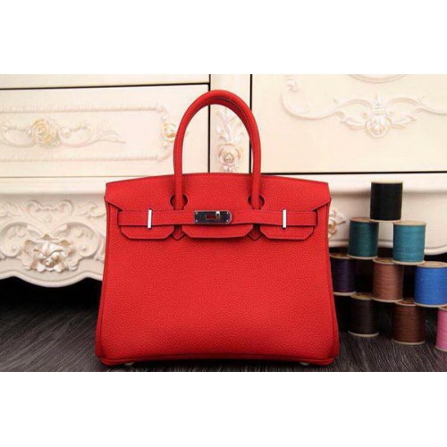 Hermes Birkin 35CM 30CM draagtas origineel leer HB35O rood