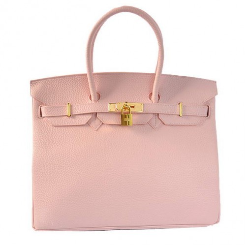 Hermes Birkin 35CM draagtassen Togo leer roze goud