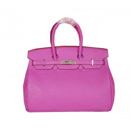 Hermes Birkin 35CM draagtas lavendel origineel korrelig leer H35 zilver