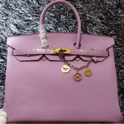 Hermes Birkin 35CM draagtas Litchi leer HB35GL lavendel