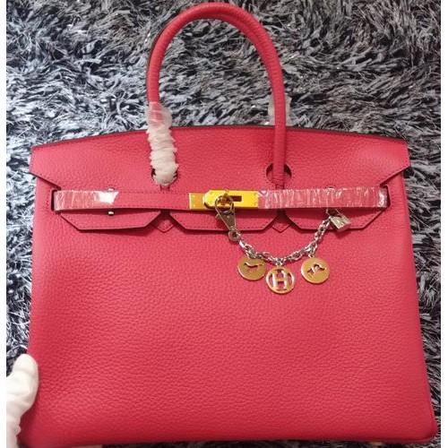 Hermes Birkin 35CM draagtas Litchi leer HB35GL roze