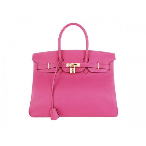 Hermes Birkin 35CM draagtas Rosy origineel leer H35 goud