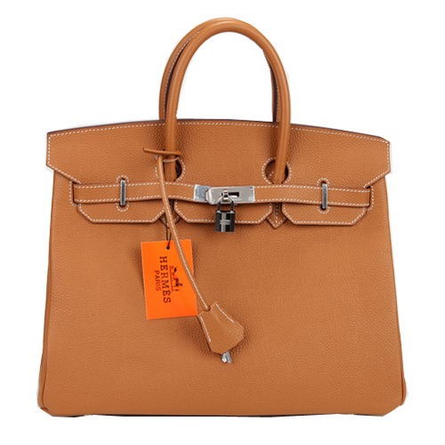 Hermes Birkin 35CM draagtas tarwe origineel leer H35 zilver