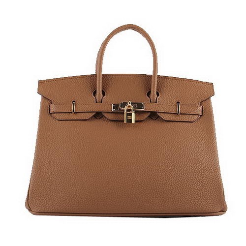 Hermes Birkin 35CM draagtassen tarwekorrelig leer H-35 goud