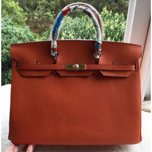 Hermes Birkin 40CM tas origineel leer BK40 oranje