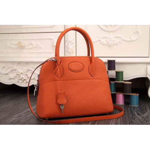 Hermes bolide 31cm originele lederen draagtas oranje