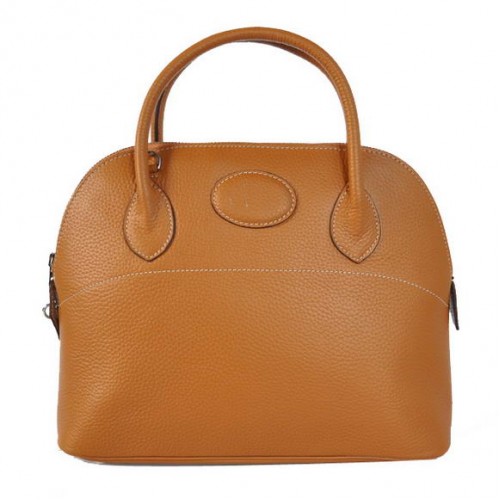 Hermes bolide 31cm draagtassen Clemence H1031 Camel