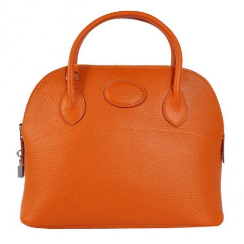 Hermes bolide 31cm draagtassen Clemence H1031 oranje