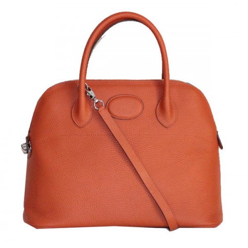 Hermes bolide 37 cm kalfsleren draagtassen H509084 oranje
