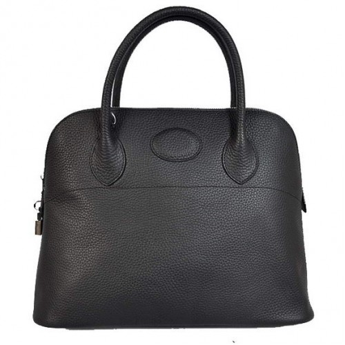 Hermes bolide 37cm draagtassen Clemence H1037 zwart