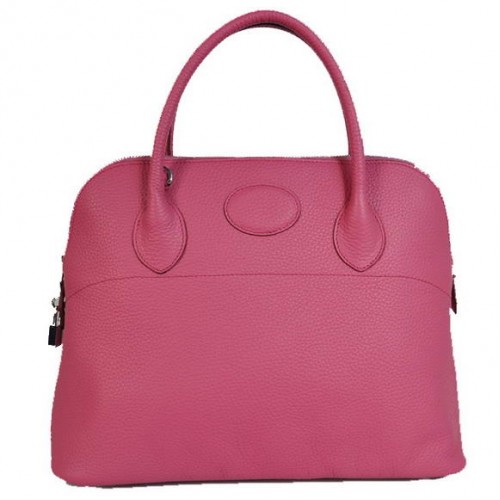 Hermes bolide 37cm draagtassen Clemence H1037 Perzik