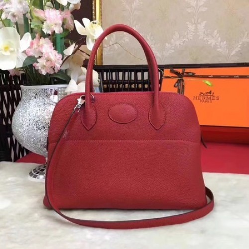 Hermes Bolide originele lederen draagtas B1007 rood