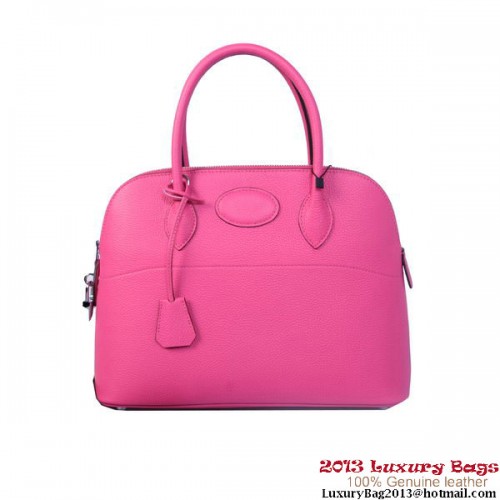 Hermes bolide tassen kalfsleer roze