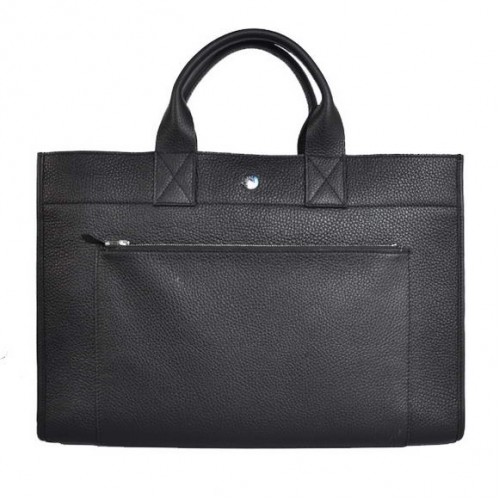 Hermes Aktetas 40CM Clemence Leren Tas Zwart