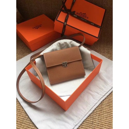 Hermes Clutch Epsom kalfsleer H0589 bruin