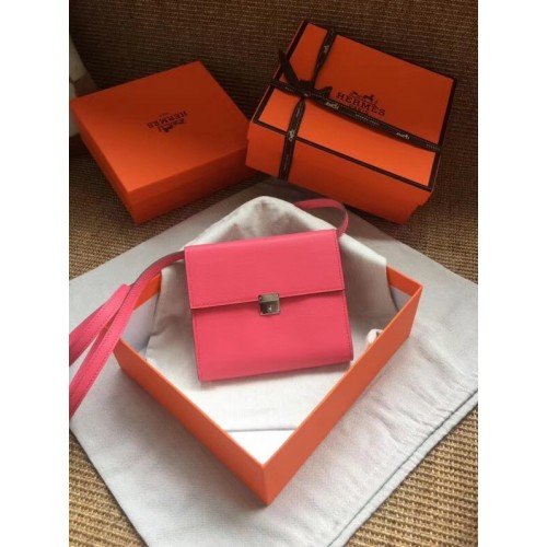 Hermes Clutch Epsom kalfsleer H0589 roze
