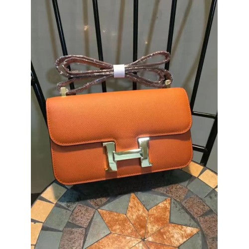 Hermes Constance tas kalfsleer H9978 oranje