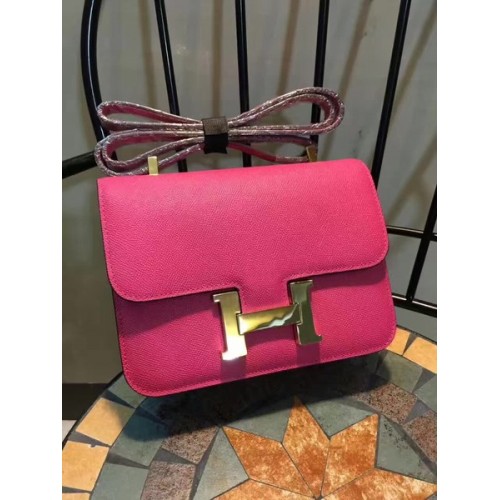 Hermes Constance tas kalfsleer H9978 roze