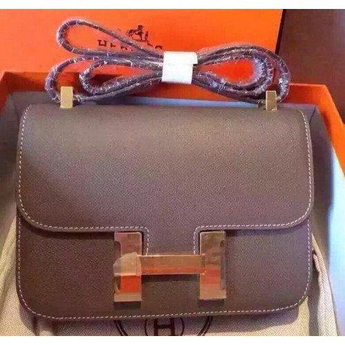 Hermes Constance tas kalfsleer H9999 grijs