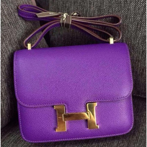 Hermes Constance tas kalfsleer H9999 violet
