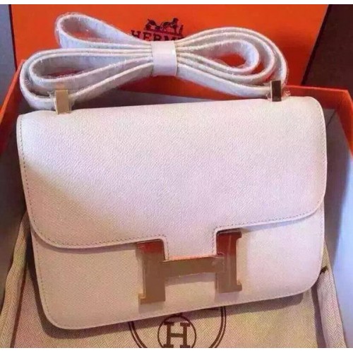 Hermes Constance tas kalfsleer H9999 wit