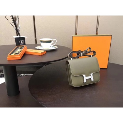 Hermes Constance tas origineel kalfsleer H9910 grijs