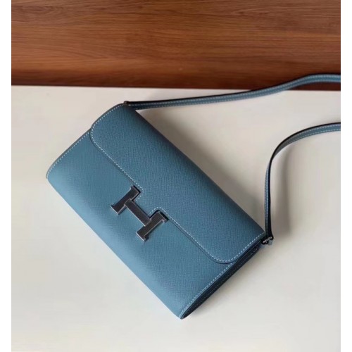 Hermes Constance to go minitas H4088 blauw