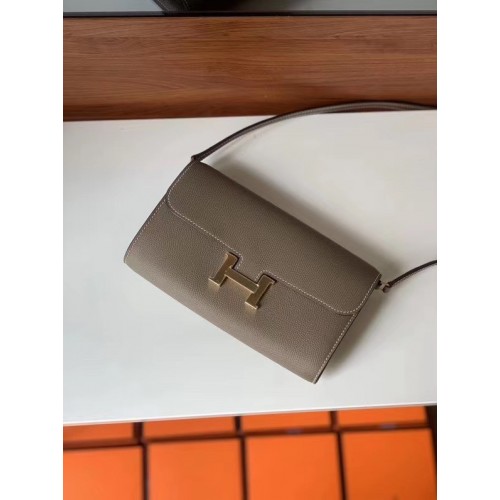 Hermes Constance to go minitas H4088 grijs