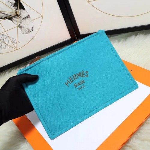 Hermes make-uptas H3700 lichtblauw