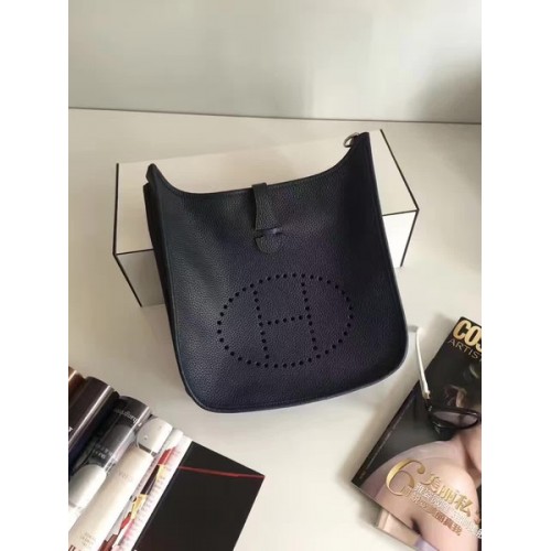 Hermes Evelyne 30 cm koerierstas E3301 zwart