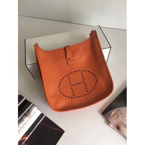 Hermes Evelyne 30 cm koerierstas E3301 oranje