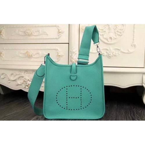 Hermes Evelyne 28cm koerierstas origineel leer H1188 lichtgroen