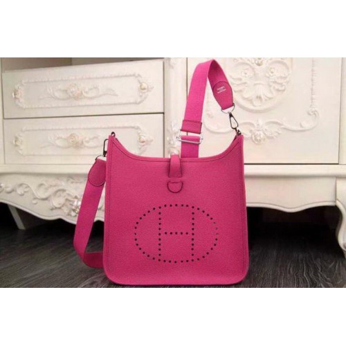 Hermes Evelyne 28cm koerierstas origineel leer H1188 Rose