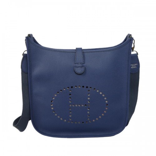 Hermes Evelyne Messenger Bag H1608 Donkerblauw