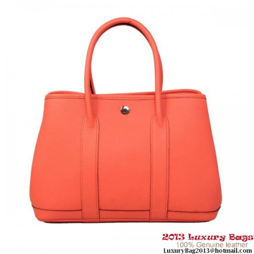 Hermes Garden Party 30CM tas kalfsleer A1288 lichtrood