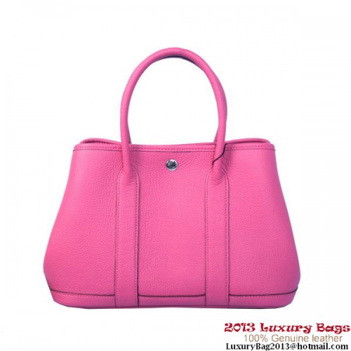 Hermes Garden Party 30cm tas kalfsleer A1288 roos