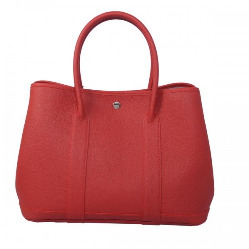 Hermes Garden Party 36CM tas kalfsleer rood