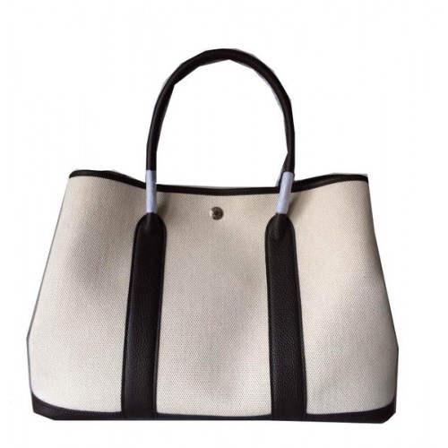 Hermes Garden Party 36CM tas canvas leer H11M bruin