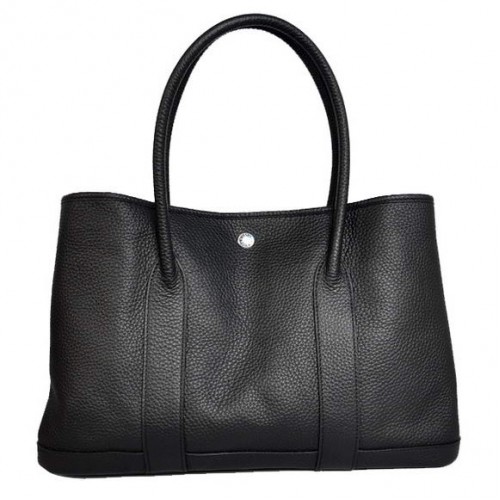 Hermes Tuinfeesttas 36CM Clemence Zwart