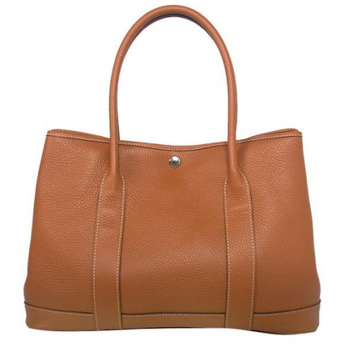 Hermes Tuinfeesttas 36 cm Clemence Camel