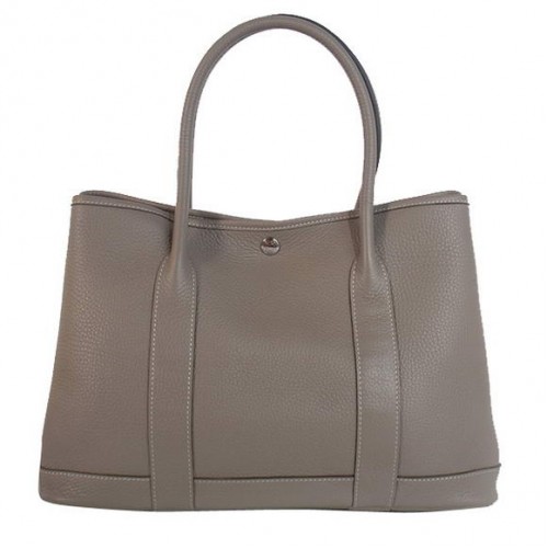 Hermes Garden Party 36CM tas Clemence grijs