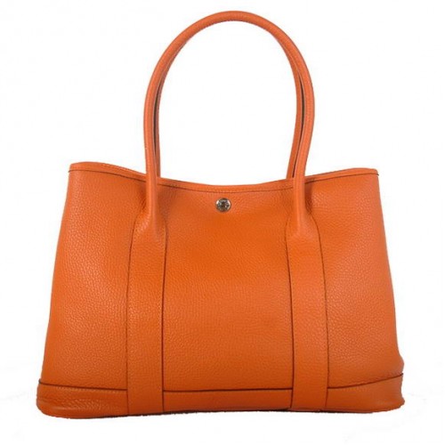 Hermes Tuinfeesttas 36CM Clemence Oranje
