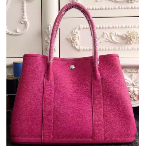 Hermes Garden Party 36cm 30cm draagtas origineel leer Rose