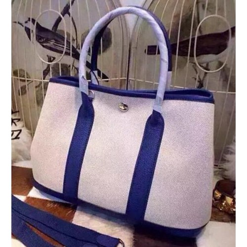 Hermes Garden Party 36 cm draagtassen canvas HGP1927 Royal