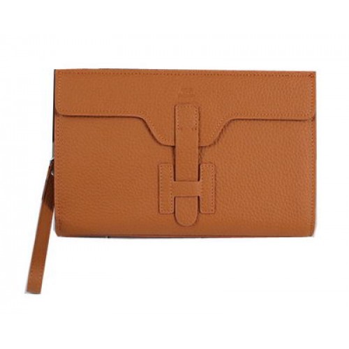 Hermes Jige Clutch Bag Kalfsleer HQ8059 Tarwe