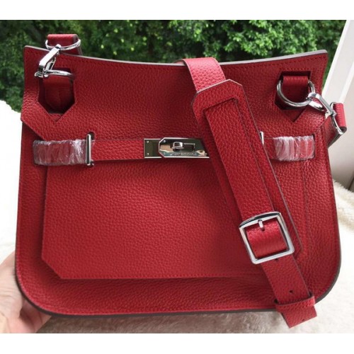 Hermes Jypsiere 31CM schoudertas kalfsleer H0880 rood
