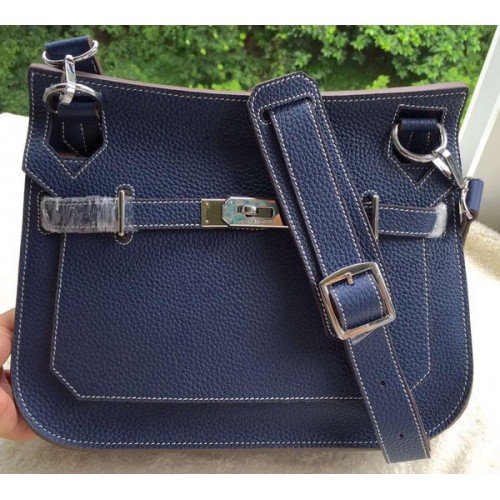 Hermes Jypsiere 31CM schoudertas kalfsleer H0880 Royal