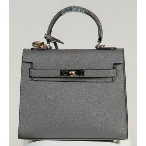 Hermes Kelly 25 cm draagtas Togo leer K2138 grijs