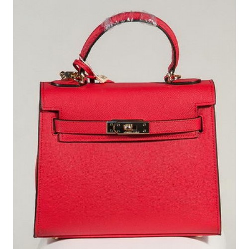 Hermes Kelly 25 cm draagtas Togo leer K2138 rood